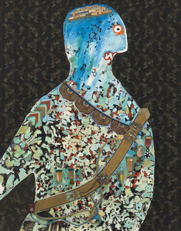 Enrico Baj, Profile of a General, 1961