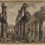 Giovanni Battista Piranesi, Temple of Neptune, View of the Interior from the West, 1777