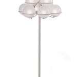 Gino Sarfatti for Arteluce, floor light with nine Murano glass globes