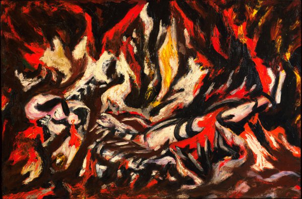 Jackson Pollock, The Flame, circa 1934–38