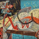 Jackson Pollock, Stenographic Figure, circa 1942