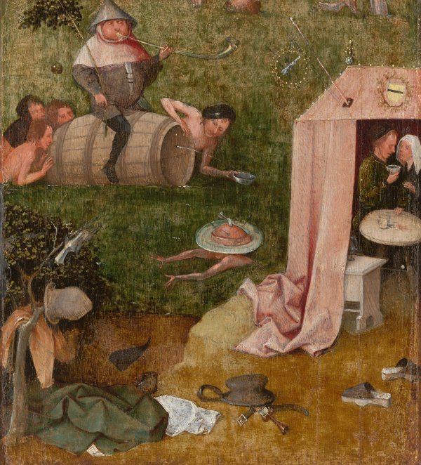 Hieronymus Bosch, Allegory of Gluttony and Lust