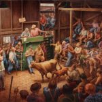 Jackson Lee Nesbitt, Farm Auction, Jackson County, 1947
