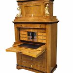 Biedermeier secretary, cherrywood