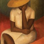 Norman Lewis, Girl with Yellow Hat, 1936