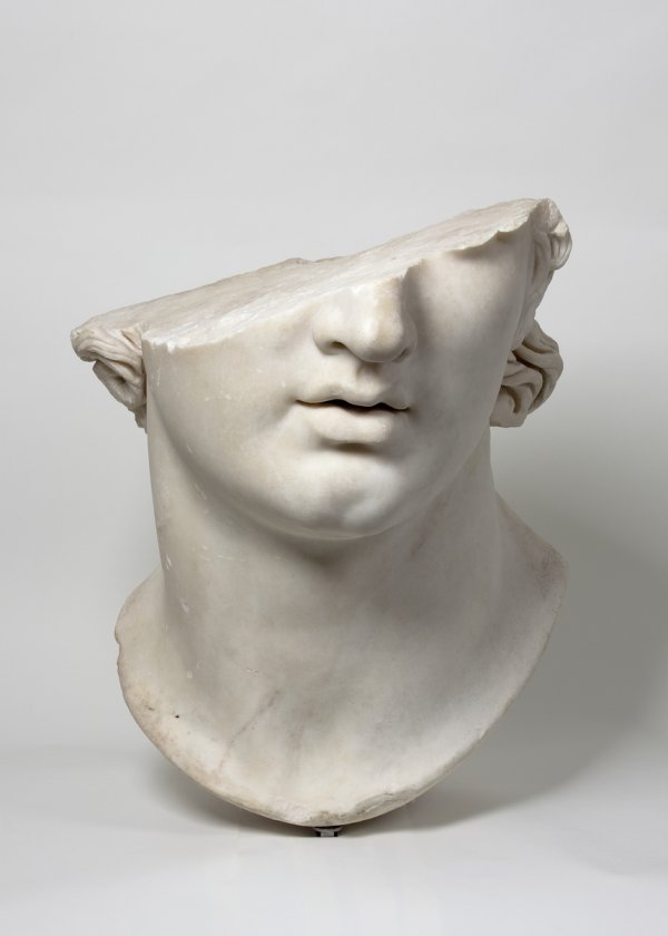 Fragmentary Colossal Head of a Youth, Greek, Hellenistic period