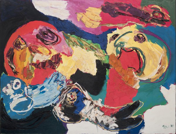 Karel Appel, Floating like the Wind, 1975