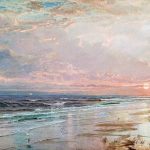 William Trost Richards, Sunrise, New Jersey Shore, 1881