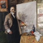 William Merritt Chase, Self-Portrait in 4th Avenue Studio