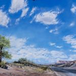 Don Stinson, The World Heading West from Zion, 2016