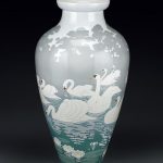 Swan vase, Sèvres, 1900