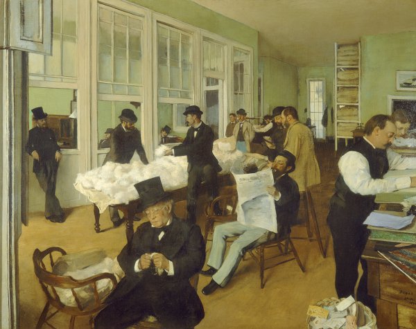Edgar Degas, A Cotton Office in New Orleans, 1873