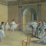 Edgar Degas, Rehearsal Hall at the Opera, Rue Le Peletier, 1872