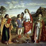 Giovanni Battista Cima da Conegliano, The Archangel with Tobiolo and Two Saints