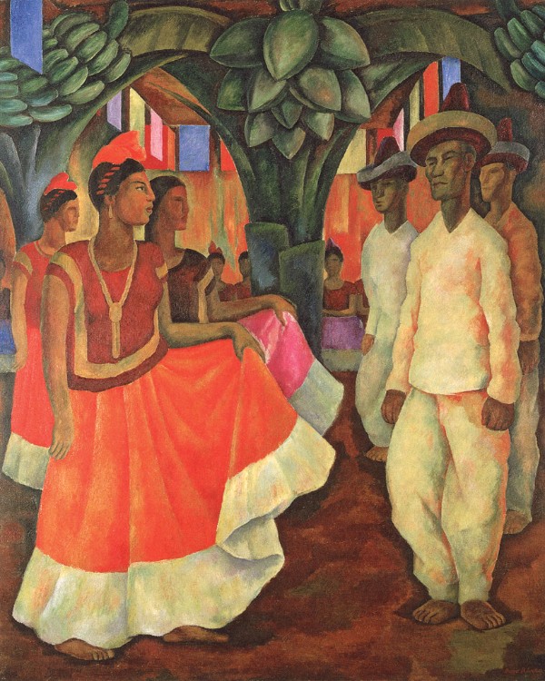 Diego Rivera, Dance in Tehuantepec (Baile in Tehuantepec), 1928