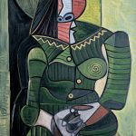 Pablo Picasso, Woman in Green (Dora), 1944