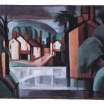 Oscar Bluemner, Old Canal Port (Stanhope, New Jersey), 1914