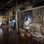 Conservators at the Opificio delle Pietre Dure