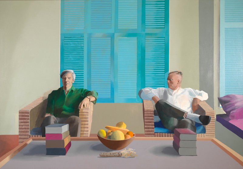 David Hockney, Christopher Isherwood and Don Bachardy