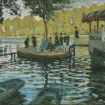 Claude Monet, left: La Grenouillére
