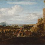 Hercules Segers, Houses near Steep Cliffs