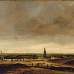 Hercules Segers, Panoramic Landscape with a Town on a River,