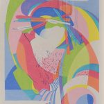 Stanton Macdonald-Wright, Haiga Portfolio, Departing Spring Hesitates in the late cherry blossoms