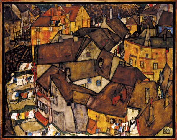 Egon Schiele, Krumau – Crescent of Houses (The Small City V)