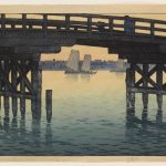 Kawase Hasui, The Kaminohashi Bridge in Fukagawa
