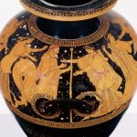 Greek, Attic, attributed to the Berlin Painter, Red- figure stamnos of special shape