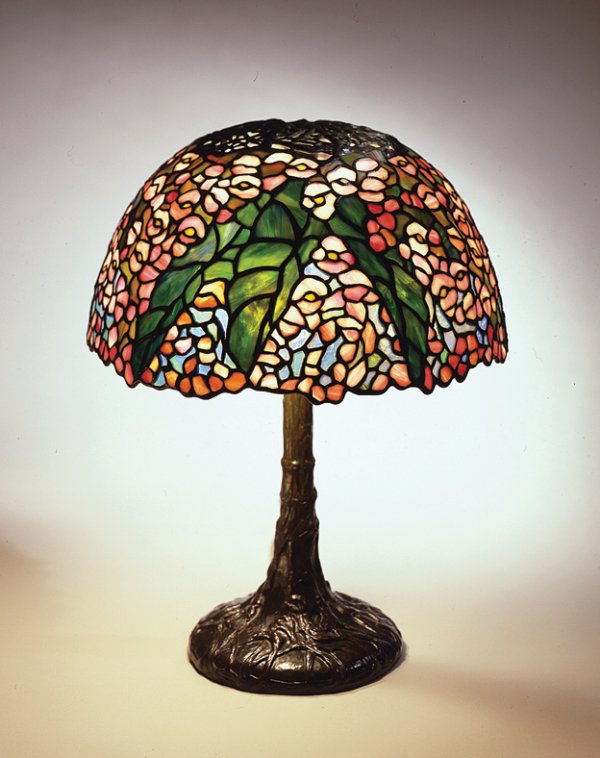 Begonia Reading Lamp, circa 1905