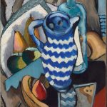 John D. Graham, Still Life with Fruit and Blue and White Pitcher, 1926