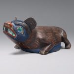 Crest headdress, Tsimshian, circa 1840