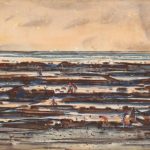 Phil Dike, Family at Low Tide #10