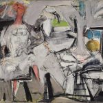 Jack Tworkov, Abstract Figure at a Table