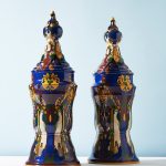 T.A.C. Colenbrander, Earthly Delights Vase Pair, 1921