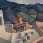 Raymond Jonson, Untitled (New Mexico Vista), 1925