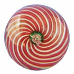 Clichy Pink Swirl paperweight
