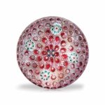 New England Glass Company carpet ground paperweight