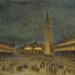 Francesco Guardi, The Nocturnal Good Friday Procession in Piazza San Marco