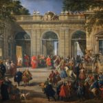 Giovanni Paolo Panini, King Charles III Visiting Pope Benedict XIV at the Coffee House of the Palazzo del Quirinale, 1746