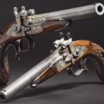 a pair of deluxe cased percussion pistols for two shots, Anton Vincent Lebeda, Prague, circa 1850