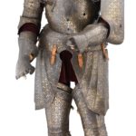 a composite cap-a-pie tournament armor