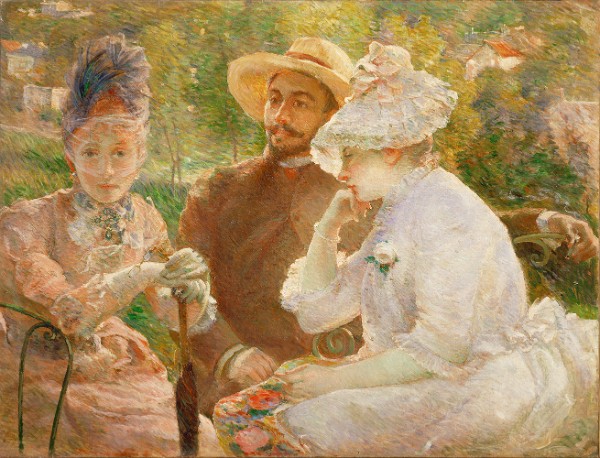 Marie Bracquemond, On the Terrace at Sèvres