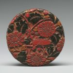 Box with Chrysanthemum and Praying Mantis