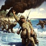 N.C. Wyeth, Marines Landing on the Beach