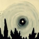 Charles E. Burchfield, Watercolor (Haloed Moon)