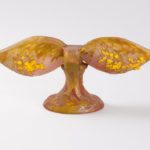 Daum Art Nouveau Mimosa Vase.