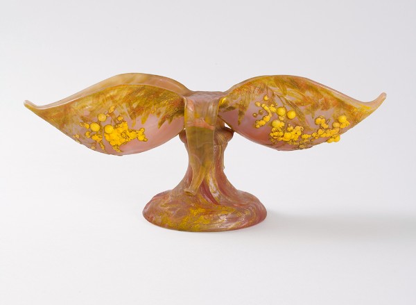 Daum Art Nouveau Mimosa Vase.