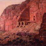 rederic Church, The Urn Tomb, Silk Tomb and Corinthian Tomb, Petra